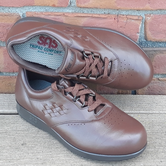 SAS Women's Free Time Walking Shoes - Size 7 1/2 W Comfort Genuine Leather Shoes - Picture 12 of 12